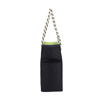 ML 2 WAY TOTE 中大型雙面托特包 - 深海藍/青檸綠