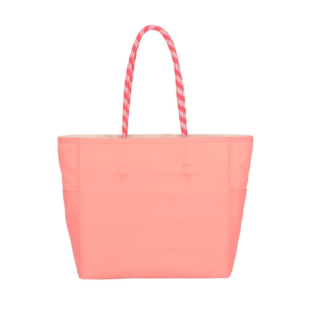 ML 2 WAY TOTE 中大型雙面托特包 - 奶霜白/珊瑚橘