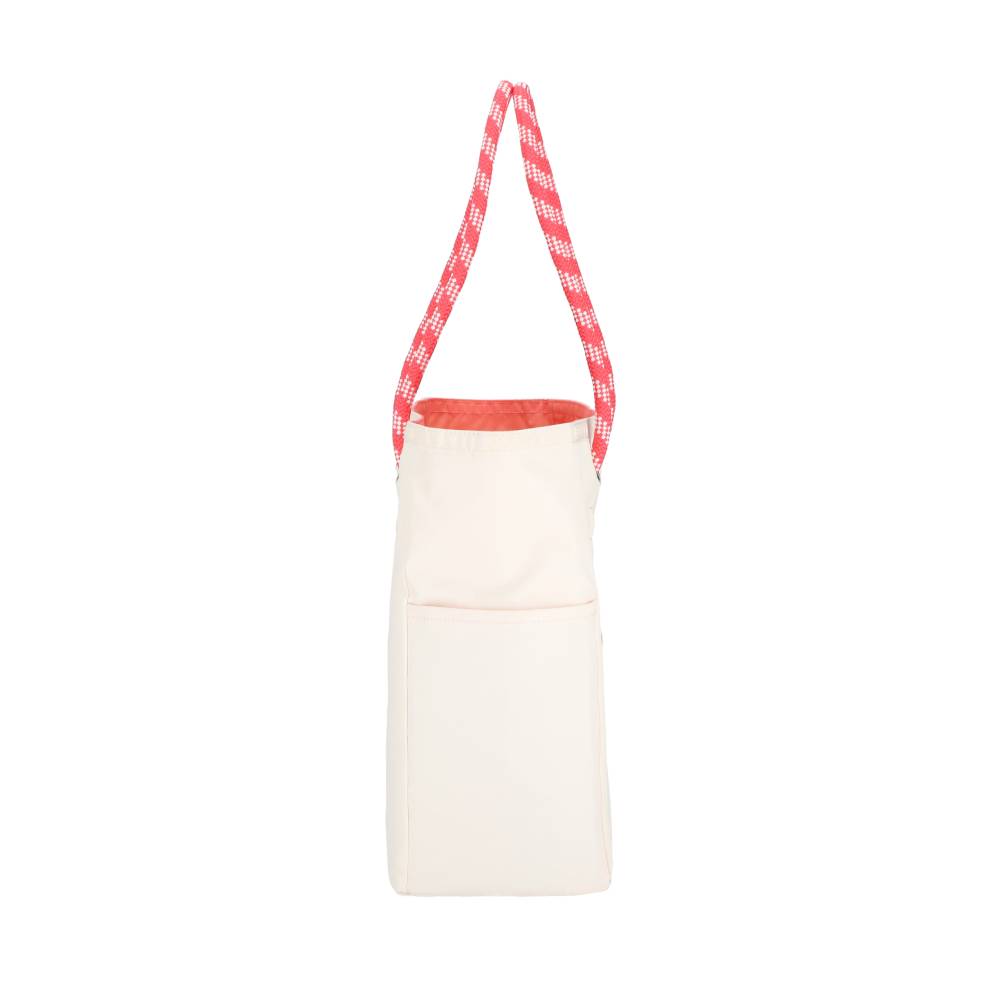 ML 2 WAY TOTE 中大型雙面托特包 - 奶霜白/珊瑚橘
