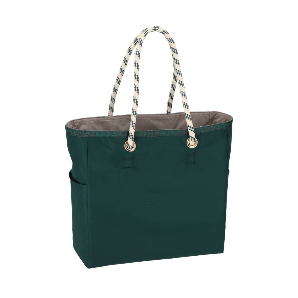 ML 2 WAY TOTE 中大型雙面托特包 - LOGO 伊甸綠/漂流石