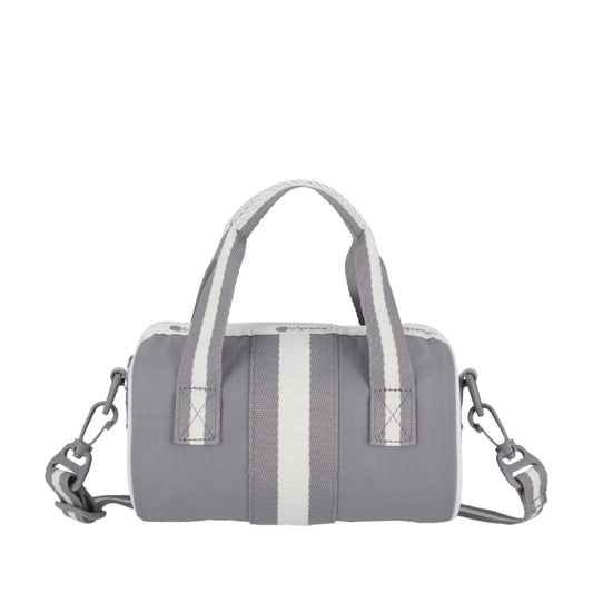 MINI ROLL BAG 迷你圓桶包 - 滾邊寧靜灰