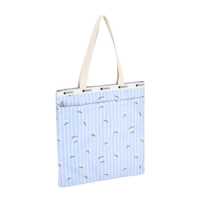 LARGE EMERALD TOTE 大型肩背托特包 - 茉莉條紋