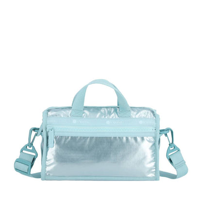 MINI DUFFEL CROSSBODY 迷你筒狀肩背包 - 湖水藍光