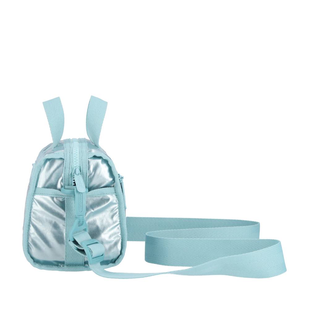 MINI DUFFEL CROSSBODY 迷你筒狀肩背包 - 湖水藍光