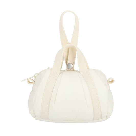 SHEEN MICRO DUFFLE 迷你旅行袋掛飾-柔霜白