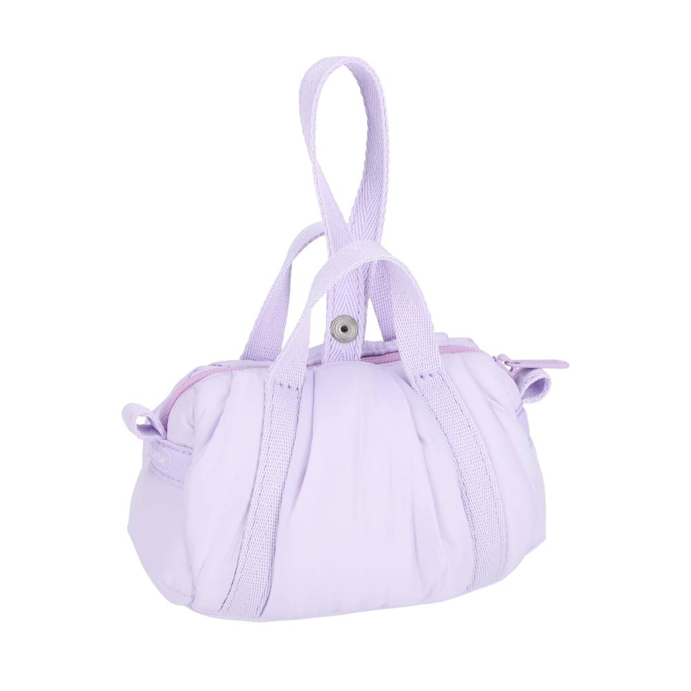 SHEEN MICRO DUFFLE 迷你旅行袋掛飾-糖霜紫