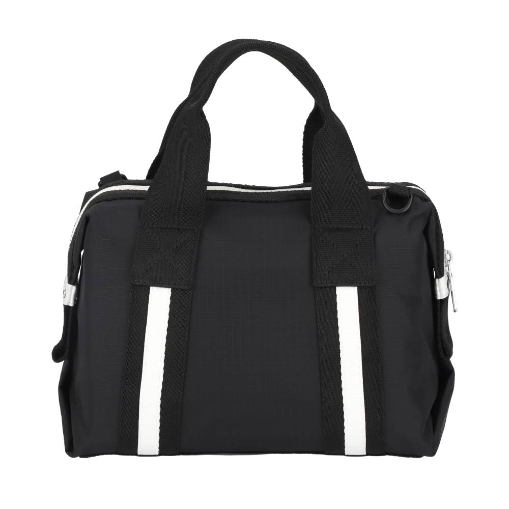TOP HANDLE SATCHEL 手提波士頓包 - 滾邊夜幕黑