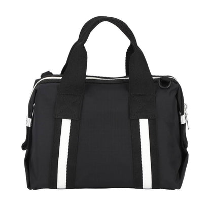 TOP HANDLE SATCHEL 手提波士頓包 - 滾邊夜幕黑