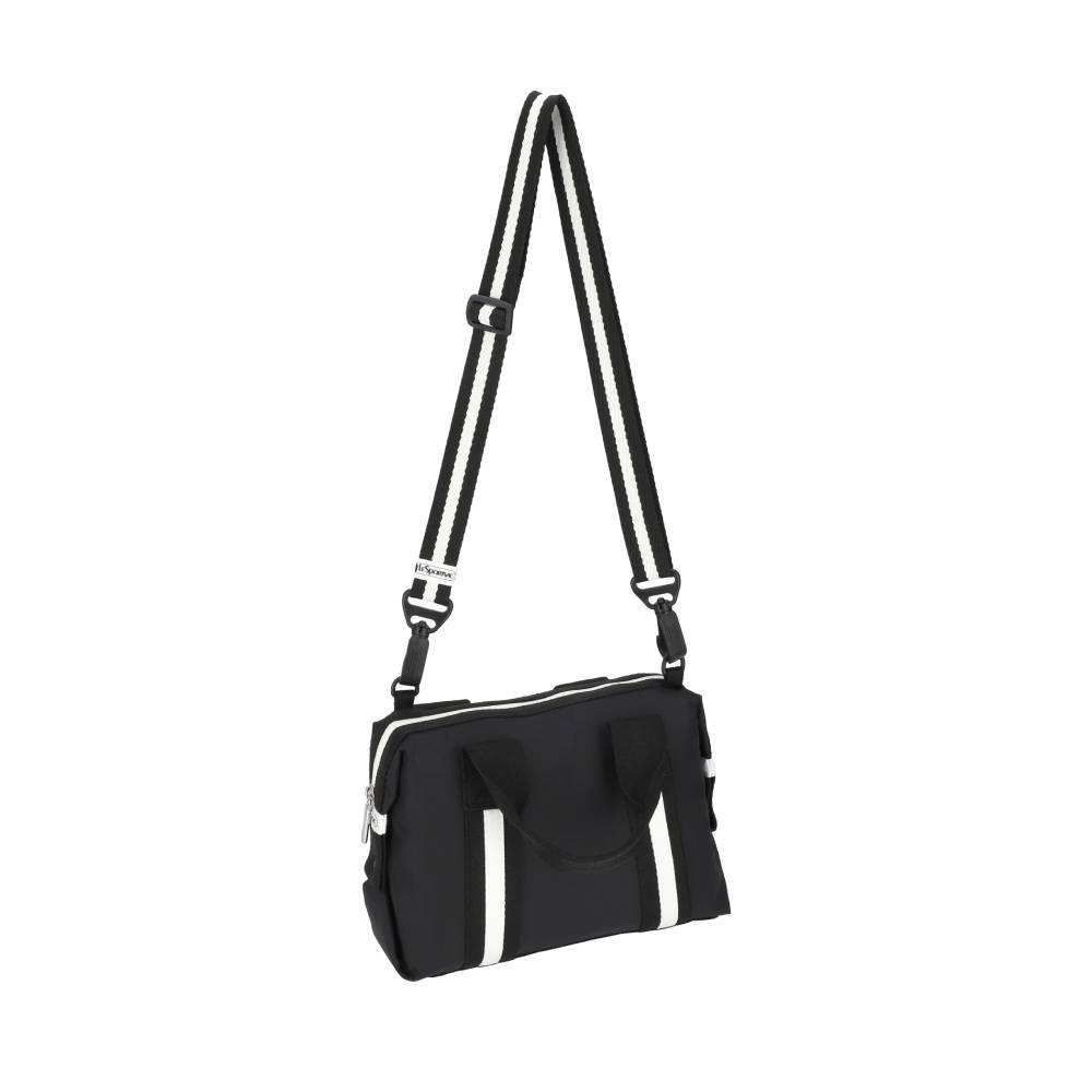 TOP HANDLE SATCHEL 手提波士頓包 - 滾邊夜幕黑