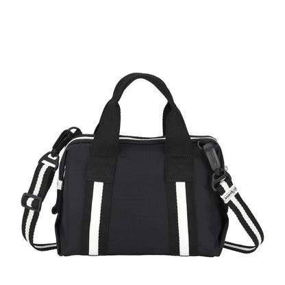 TOP HANDLE SATCHEL 手提波士頓包 - 滾邊夜幕黑