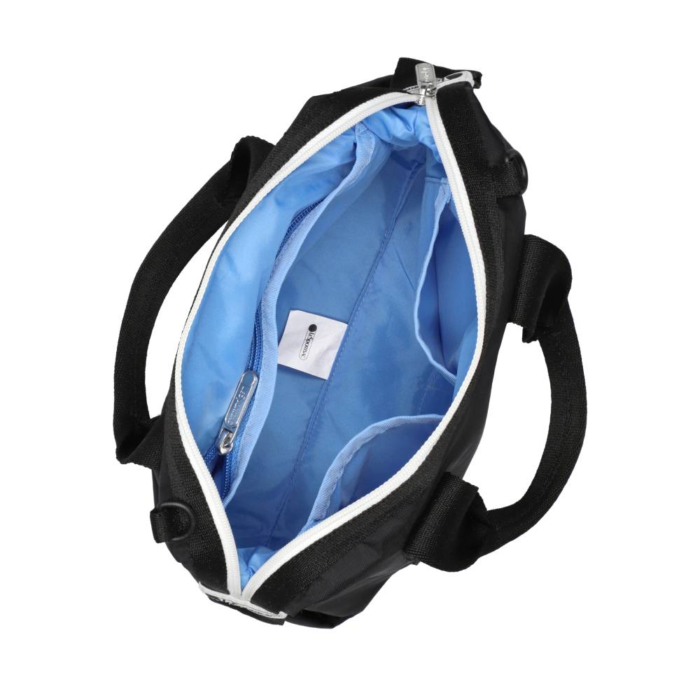 TOP HANDLE SATCHEL 手提波士頓包 - 滾邊夜幕黑