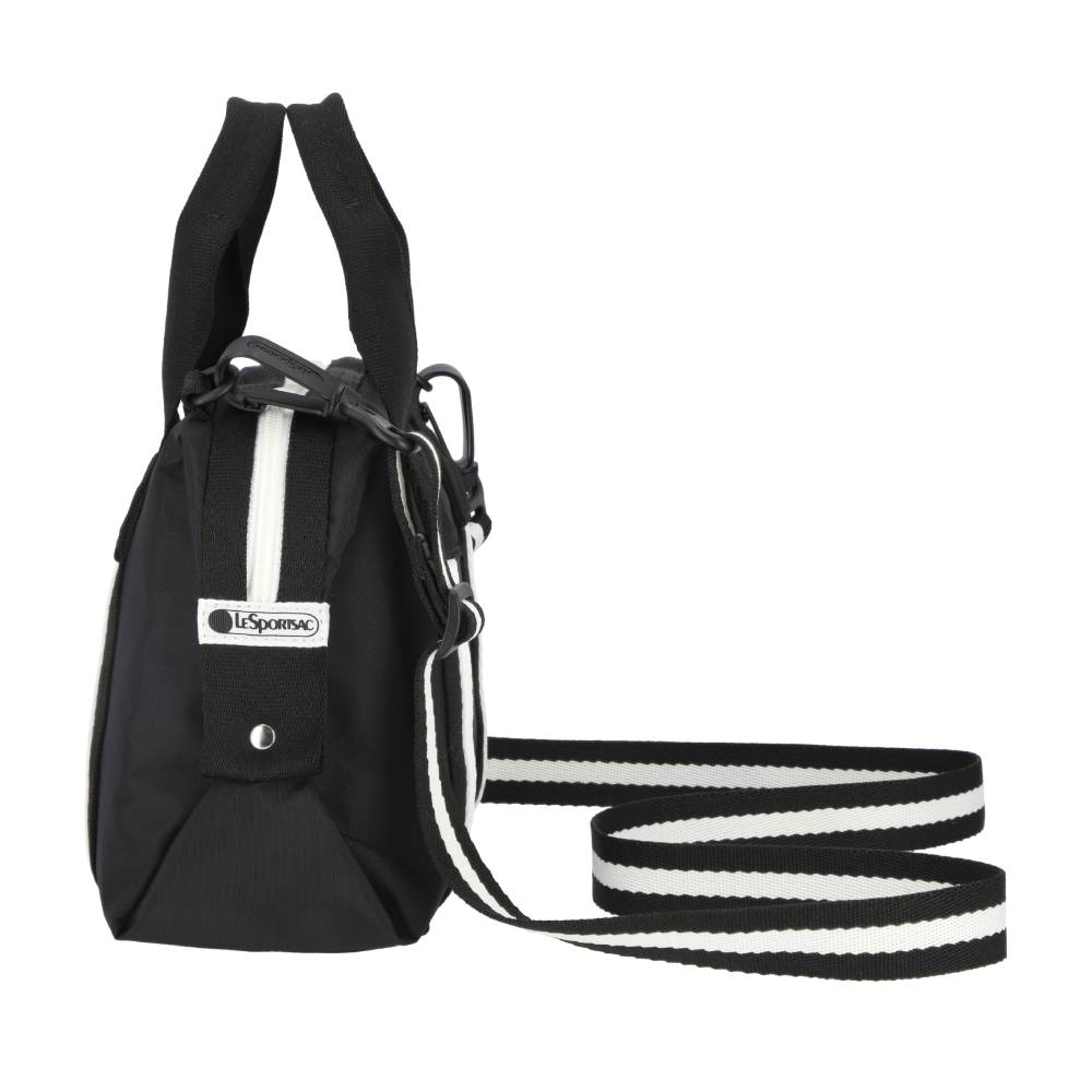 TOP HANDLE SATCHEL 手提波士頓包 - 滾邊夜幕黑