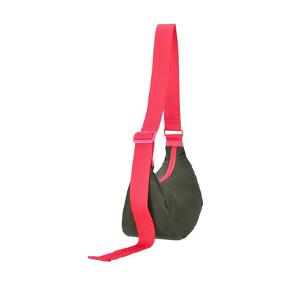 MED HAMMOCK ADJ BAG 中型可調式肩背包 - 酪梨綠/桃粉