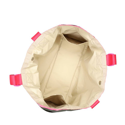 LG HANDLE ADJ TOTE 大型手提托特包 - 酪梨綠/桃粉