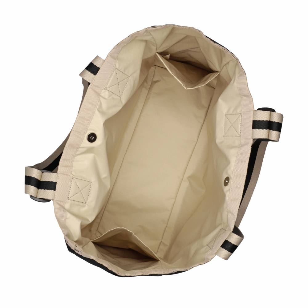 LG HANDLE ADJ TOTE 大型手提托特包 - 經典黑/米