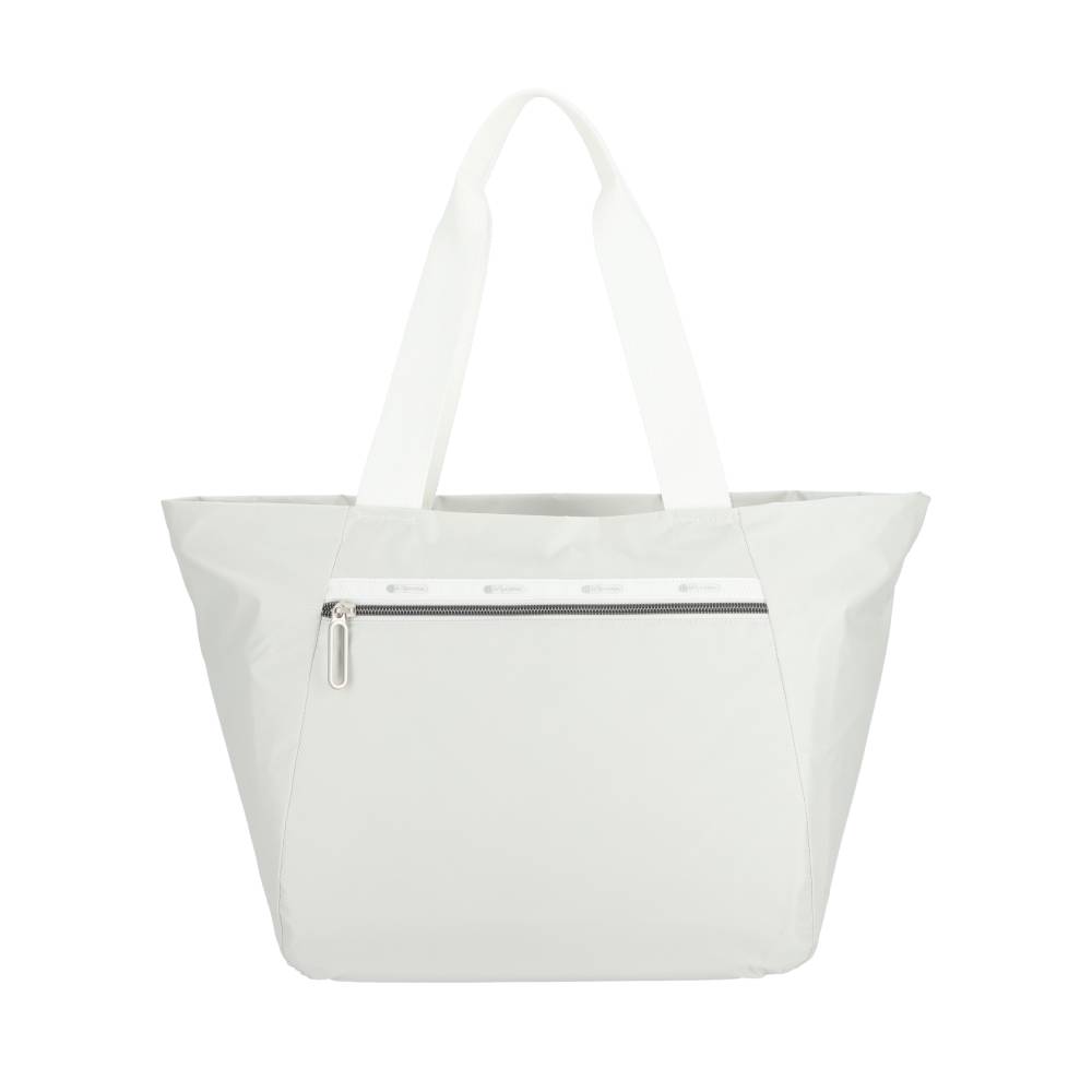 ESSENTIAL E/W ZIPTOP TOTE 拉鍊托特包 - 極致白