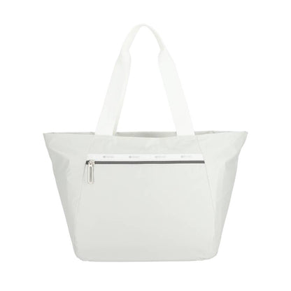 ESSENTIAL E/W ZIPTOP TOTE 拉鍊托特包 - 極致白