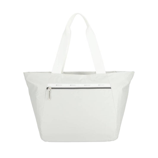 ESSENTIAL E/W ZIPTOP TOTE 拉鍊托特包 - 極致白