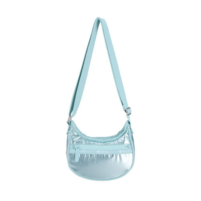 MINI HOBO CROSSBODY 迷你半月斜背包 - 湖水藍光