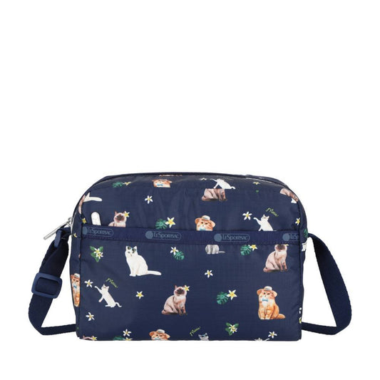 DANIELLA CROSSBODY 拉鍊斜背包 - 熱帶喵喵貓