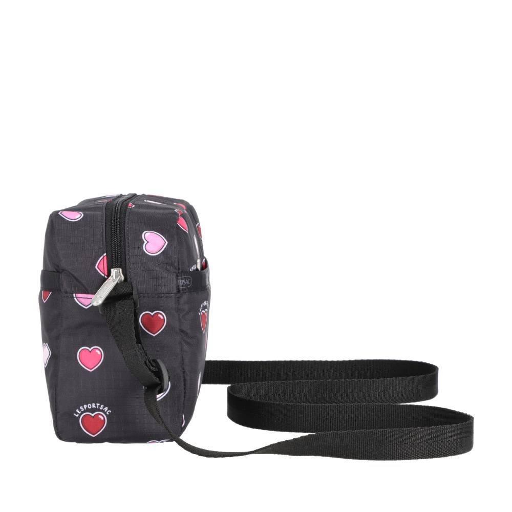 DANIELLA CROSSBODY 拉鍊斜背包 - 愛心貼紙