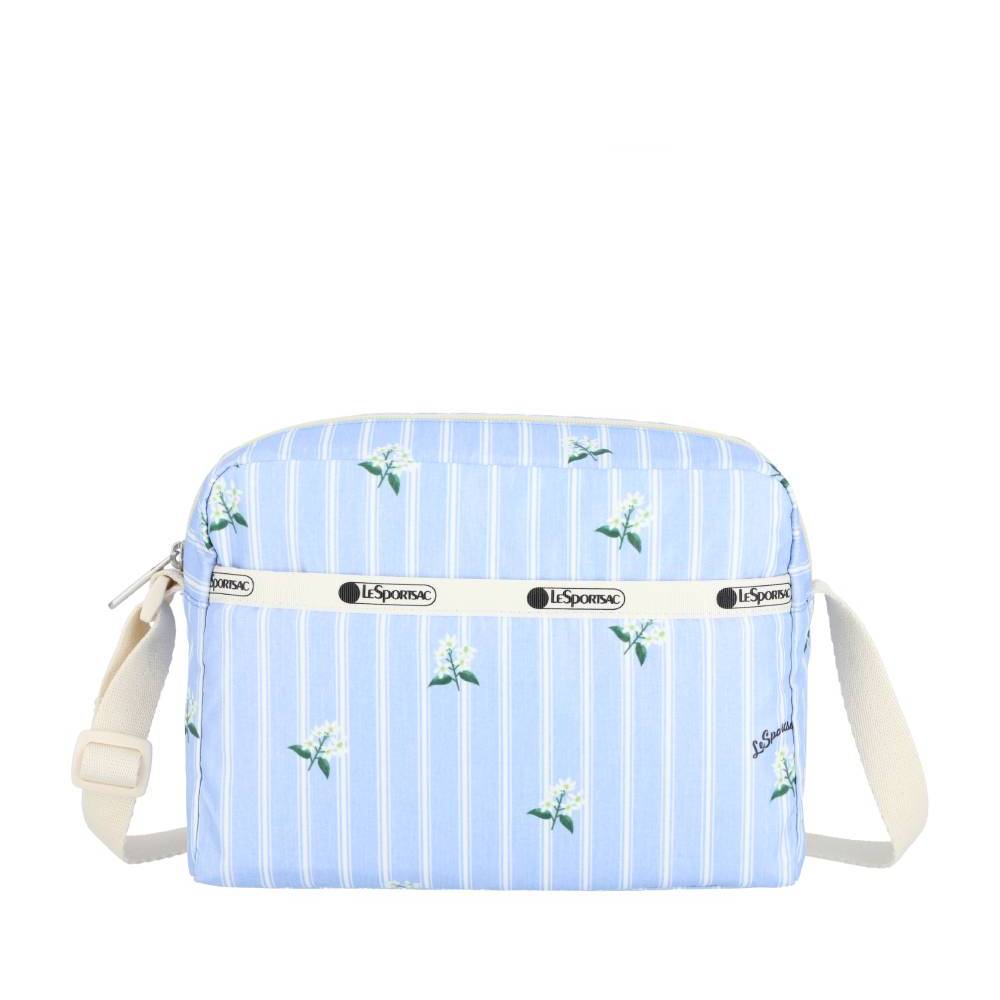 DANIELLA CROSSBODY 拉鍊斜背包 - 茉莉條紋