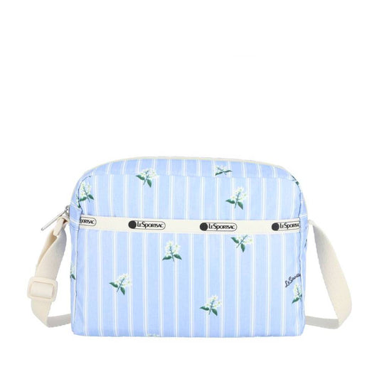 DANIELLA CROSSBODY 拉鍊斜背包 - 茉莉條紋