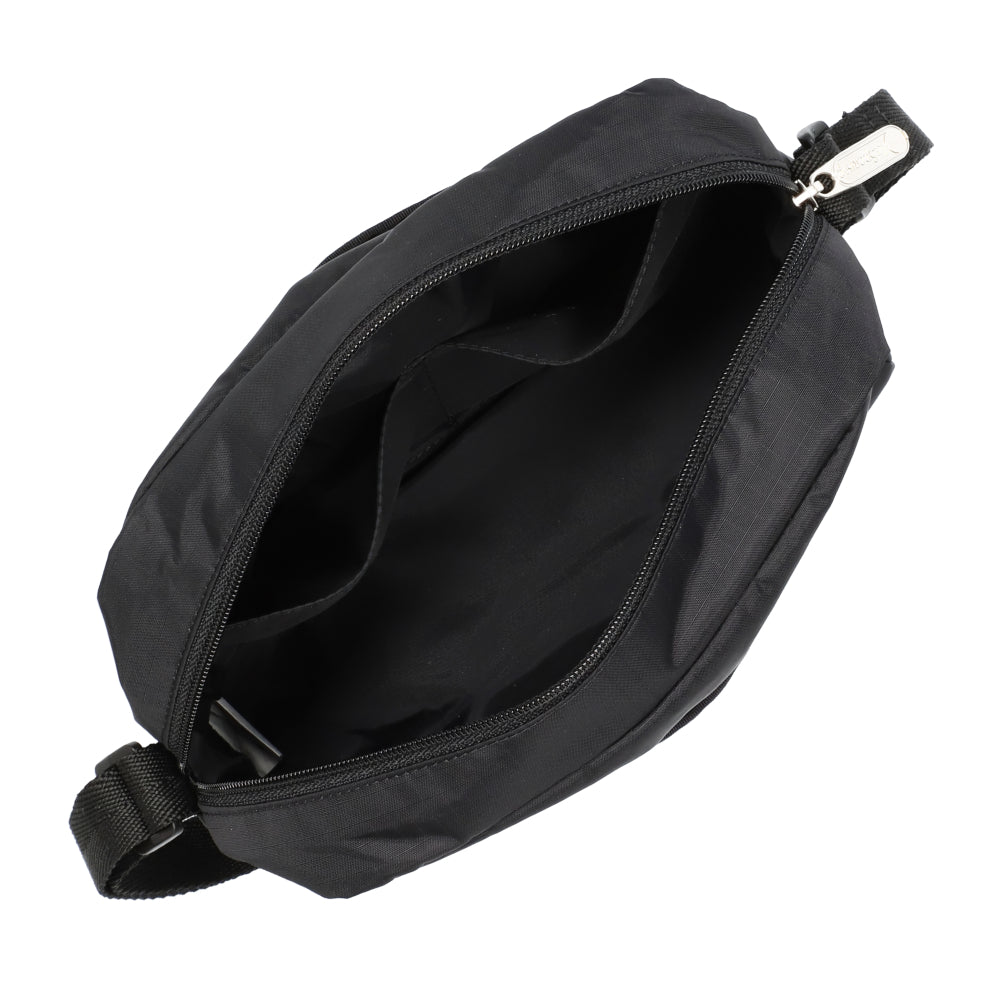 DANIELLA CROSSBODY 拉鍊斜背包 - 永恆黑