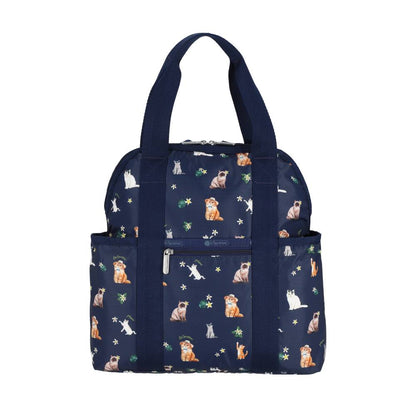 DOUBLE TROUBLE BACKPACK 兩用後背包 - 熱帶喵喵貓