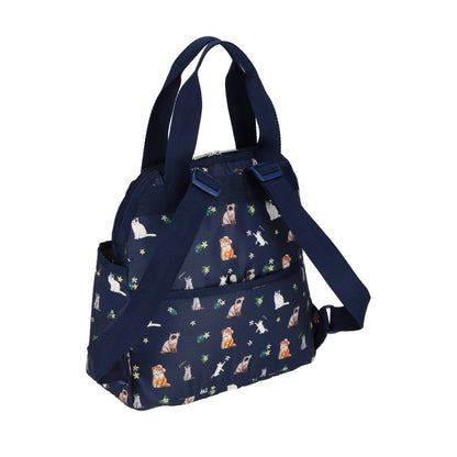 DOUBLE TROUBLE BACKPACK 兩用後背包 - 熱帶喵喵貓