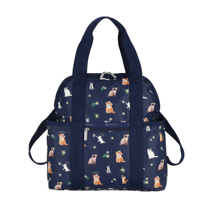 DOUBLE TROUBLE BACKPACK 兩用後背包 - 熱帶喵喵貓