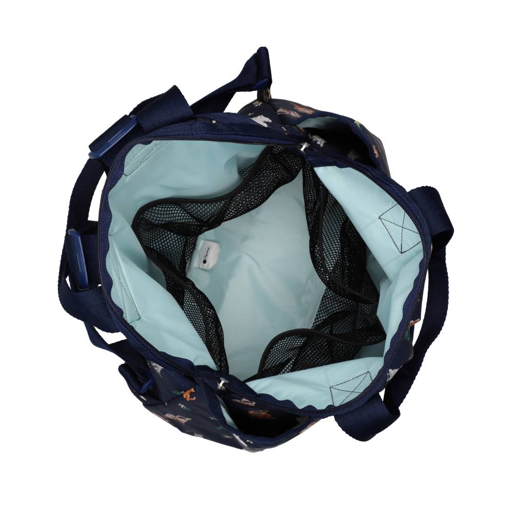 DOUBLE TROUBLE BACKPACK 兩用後背包 - 熱帶喵喵貓