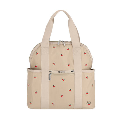 DOUBLE TROUBLE BACKPACK 兩用後背包 - 櫻桃刺繡