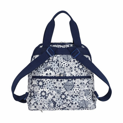 DOUBLE TROUBLE BACKPACK 兩用後背包 - 花卉蕾絲