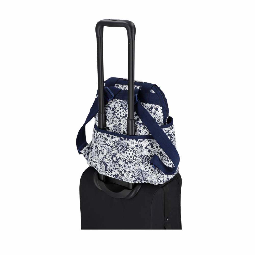 DOUBLE TROUBLE BACKPACK 兩用後背包 - 花卉蕾絲
