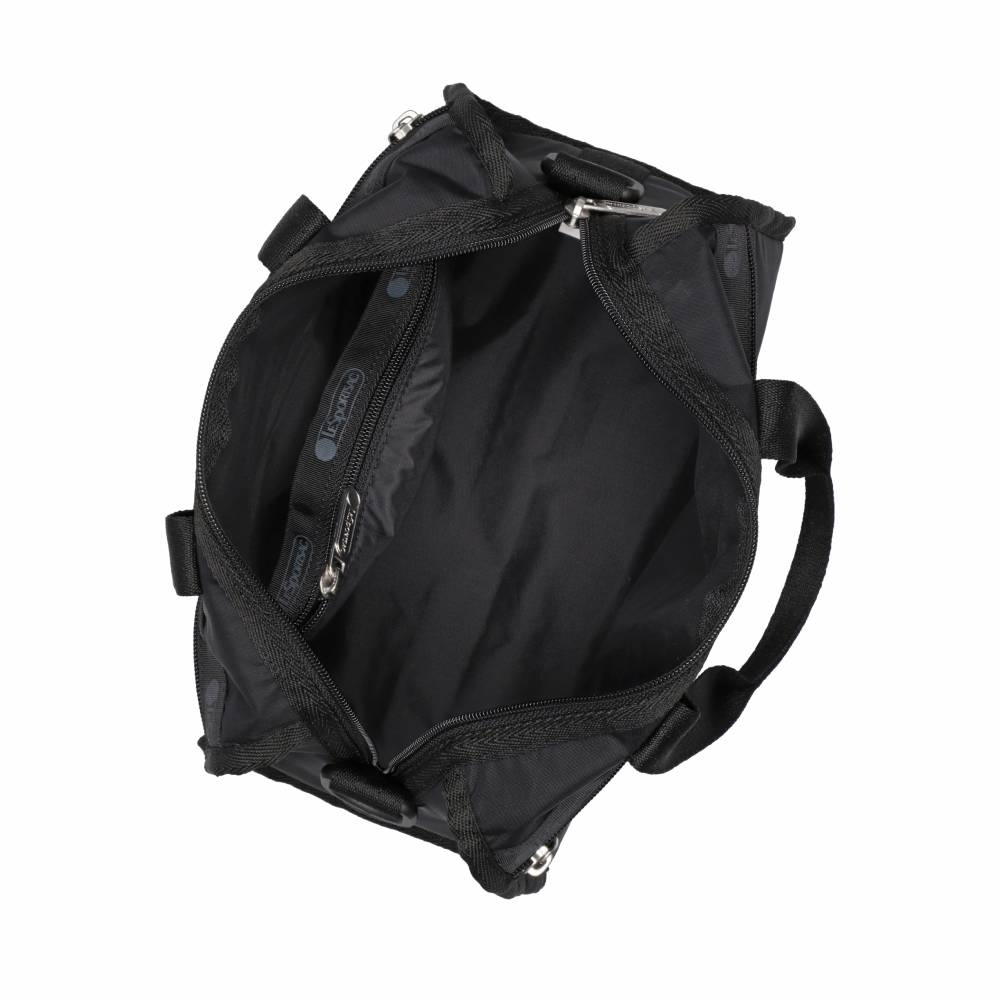 TH MINI DUFFEL CROSSBODY 經典織帶迷你波士頓斜背包 - 永恆黑