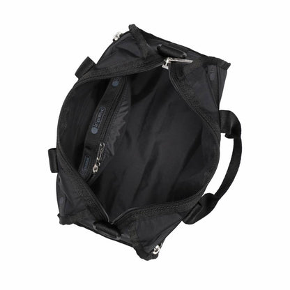 TH MINI DUFFEL CROSSBODY 經典織帶迷你波士頓斜背包 - 永恆黑