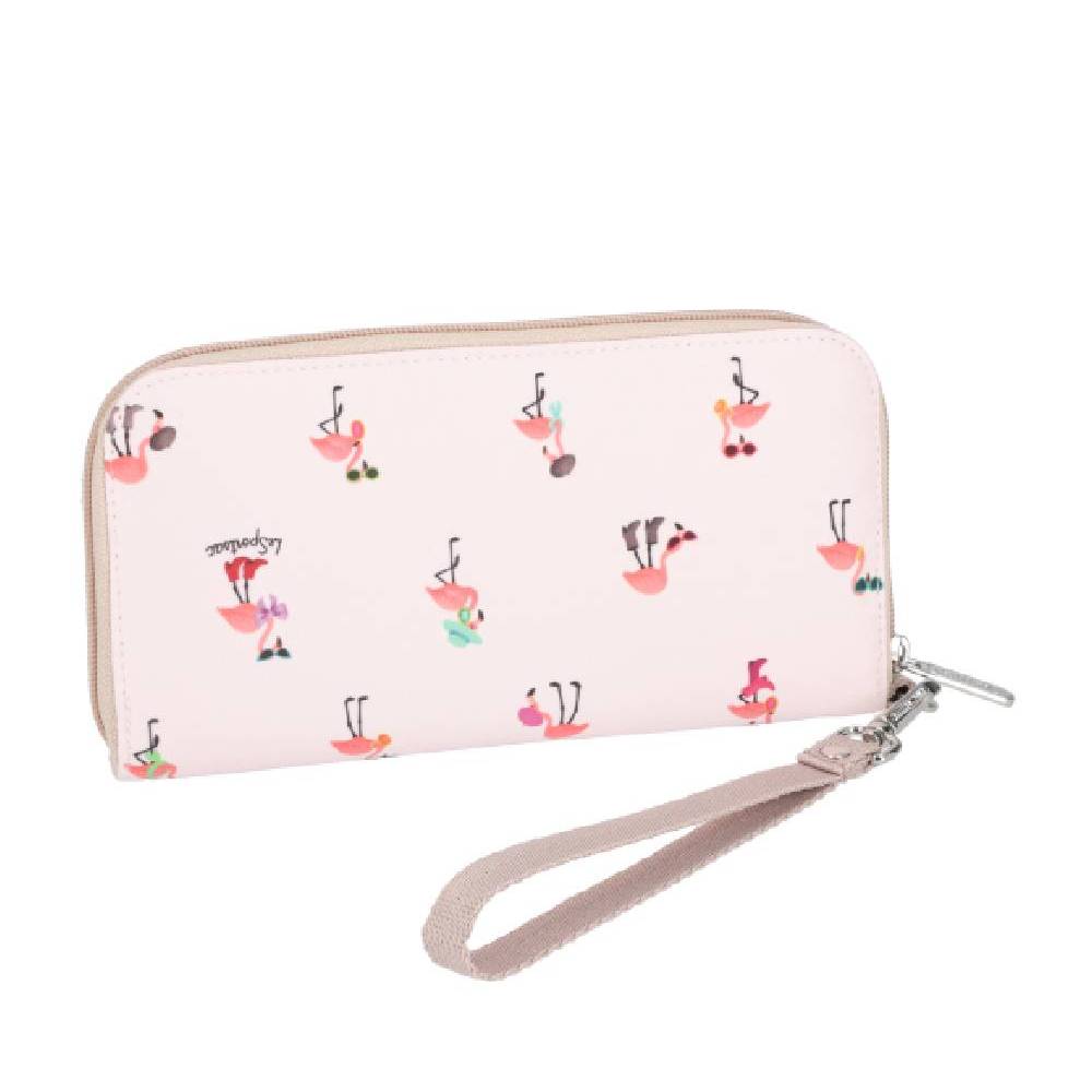 TECH WALLET WRISTLET 腕帶零錢包 - 紅鶴派對