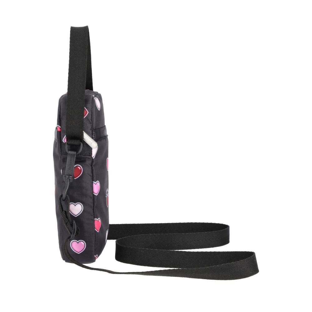 MINI PHONE CROSSBODY 迷你手機袋 - 愛心貼紙