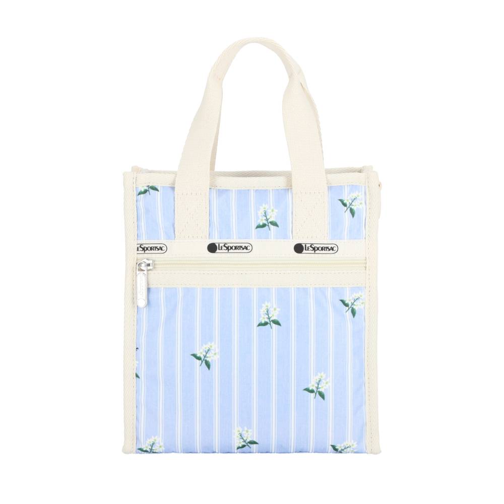 MINI N/S TOTE 迷你方型托特包 - 茉莉條紋