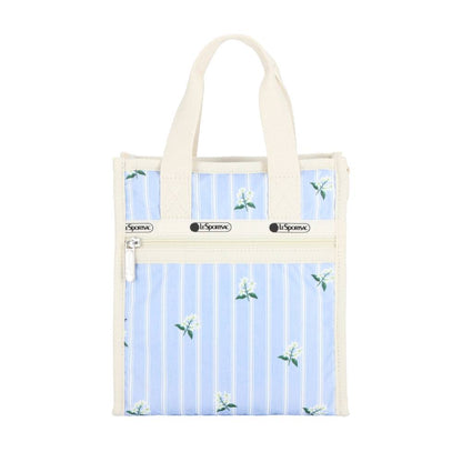 MINI N/S TOTE 迷你方型托特包 - 茉莉條紋