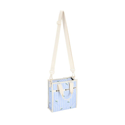 MINI N/S TOTE 迷你方型托特包 - 茉莉條紋