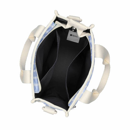 MINI N/S TOTE 迷你方型托特包 - 茉莉條紋