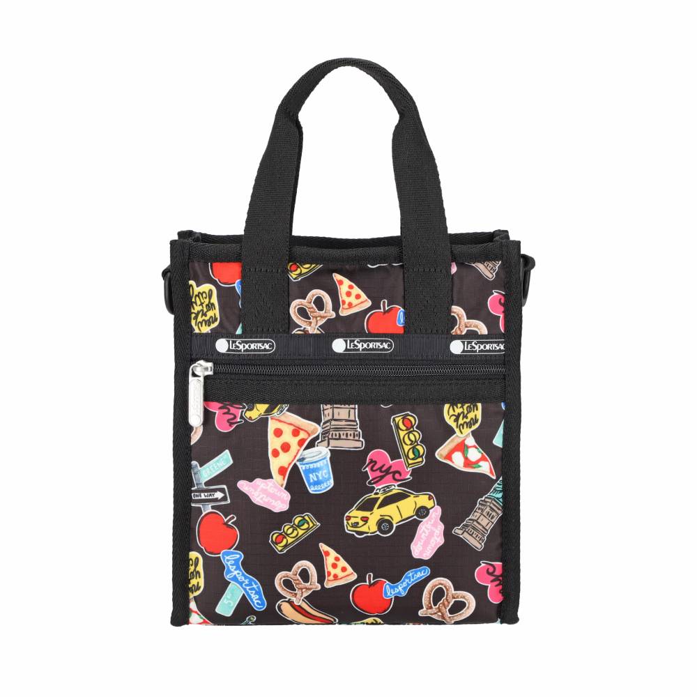MINI N/S TOTE 迷你方型托特包 - 紐約經典貼紙