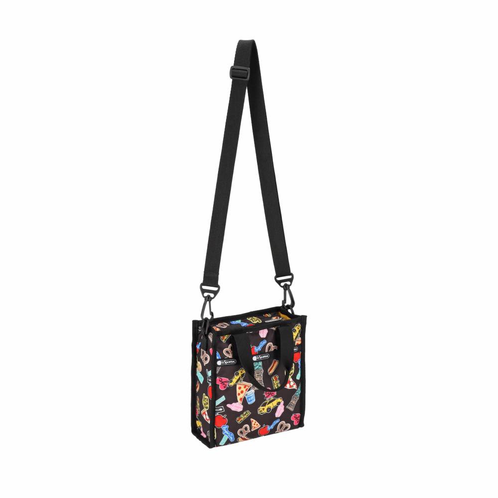 MINI N/S TOTE 迷你方型托特包 - 紐約經典貼紙