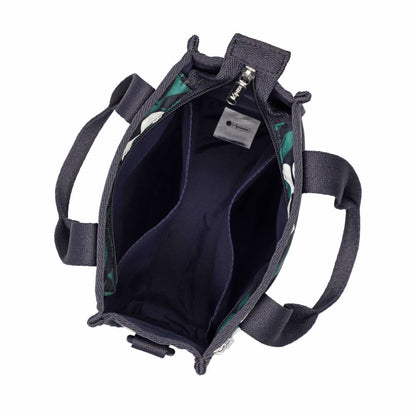 MINI N/S TOTE 迷你方型托特包 - 植物花磚