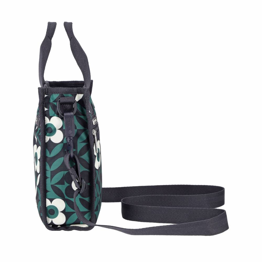 MINI N/S TOTE 迷你方型托特包 - 植物花磚