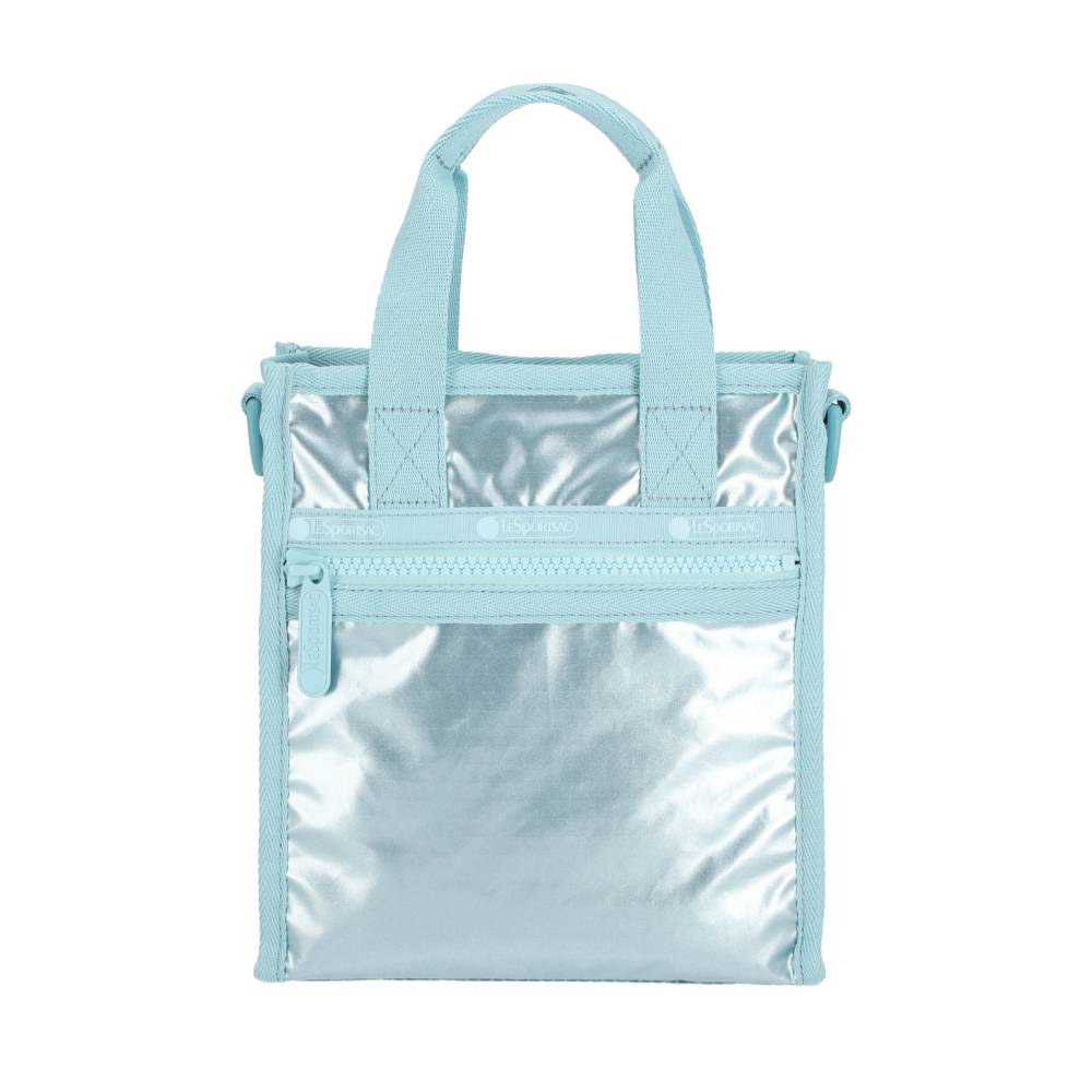 MINI N/S TOTE 迷你方型托特包 - 湖水藍光