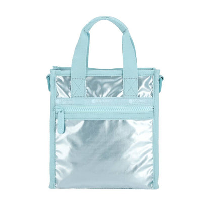 MINI N/S TOTE 迷你方型托特包 - 湖水藍光