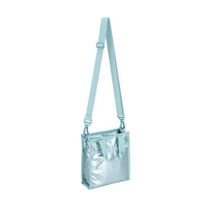 MINI N/S TOTE 迷你方型托特包 - 湖水藍光